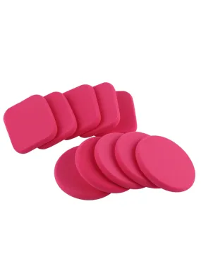 10Pcs/pack Wet Dry Dual Use Makeup Sponge