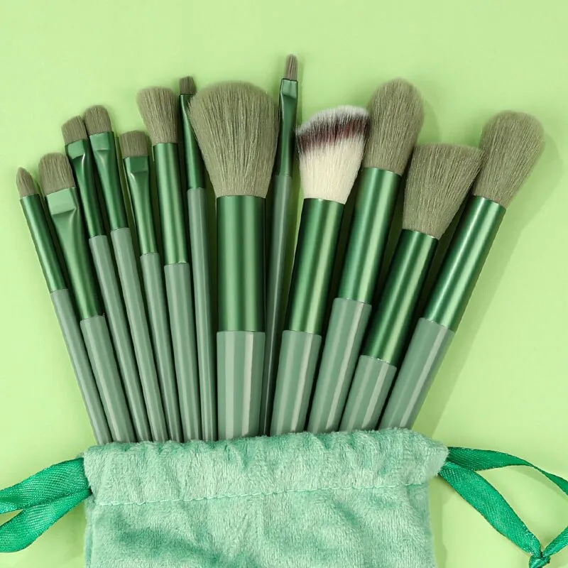 13Pcs-14Pcs Makeup Brushes Soft Fluffy Makeup Tools Cosmetic Powder Eye Shadow Foundation Blush Blending Beauty Make Up Brush