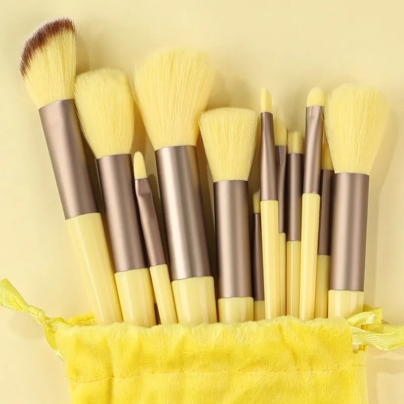 13Pcs-14Pcs Makeup Brushes Soft Fluffy Makeup Tools Cosmetic Powder Eye Shadow Foundation Blush Blending Beauty Make Up Brush