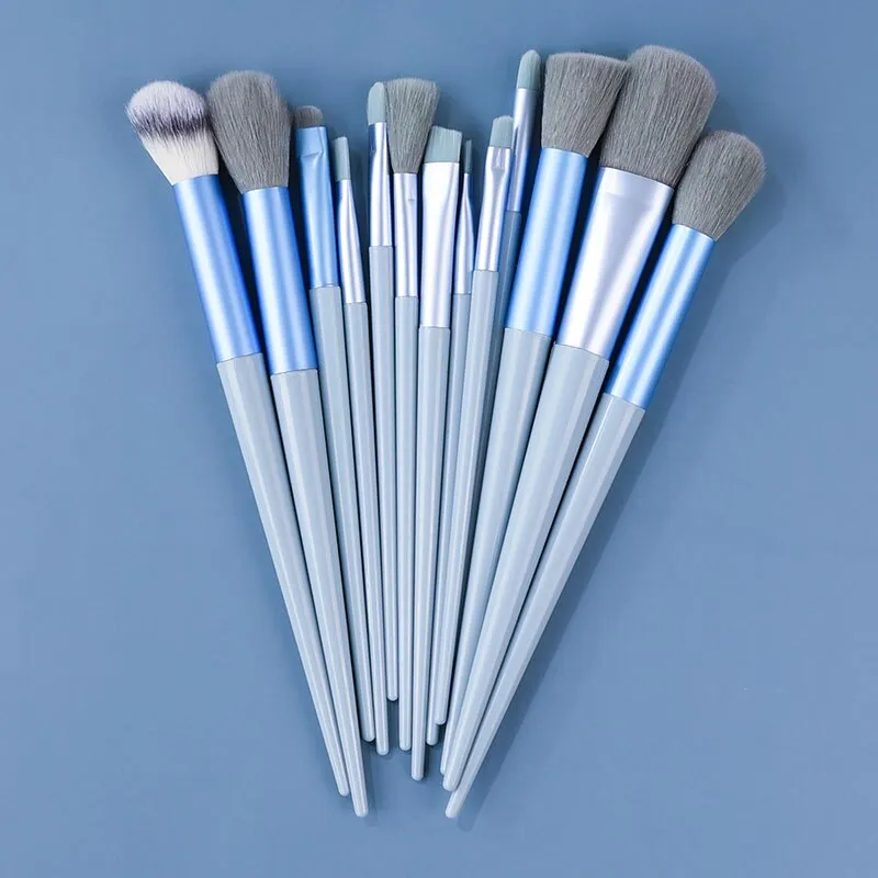 13Pcs-14Pcs Makeup Brushes Soft Fluffy Makeup Tools Cosmetic Powder Eye Shadow Foundation Blush Blending Beauty Make Up Brush