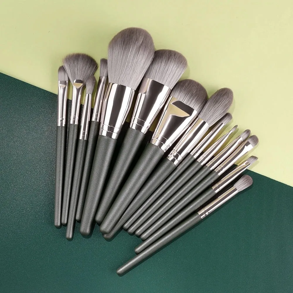 13Pcs-14Pcs Makeup Brushes Soft Fluffy Makeup Tools Cosmetic Powder Eye Shadow Foundation Blush Blending Beauty Make Up Brush