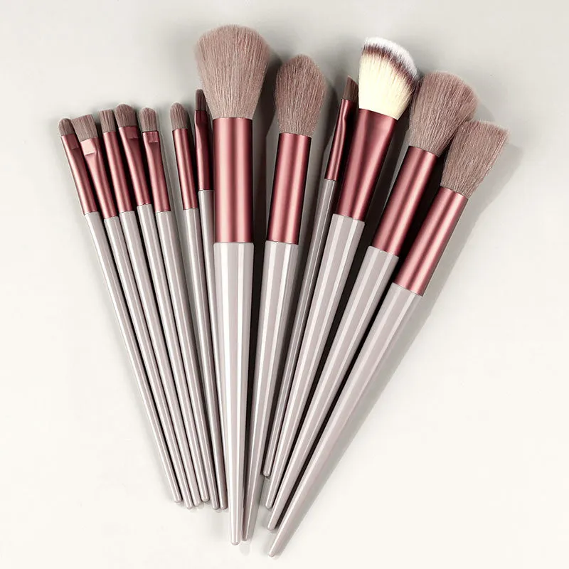 13Pcs-14Pcs Makeup Brushes Soft Fluffy Makeup Tools Cosmetic Powder Eye Shadow Foundation Blush Blending Beauty Make Up Brush