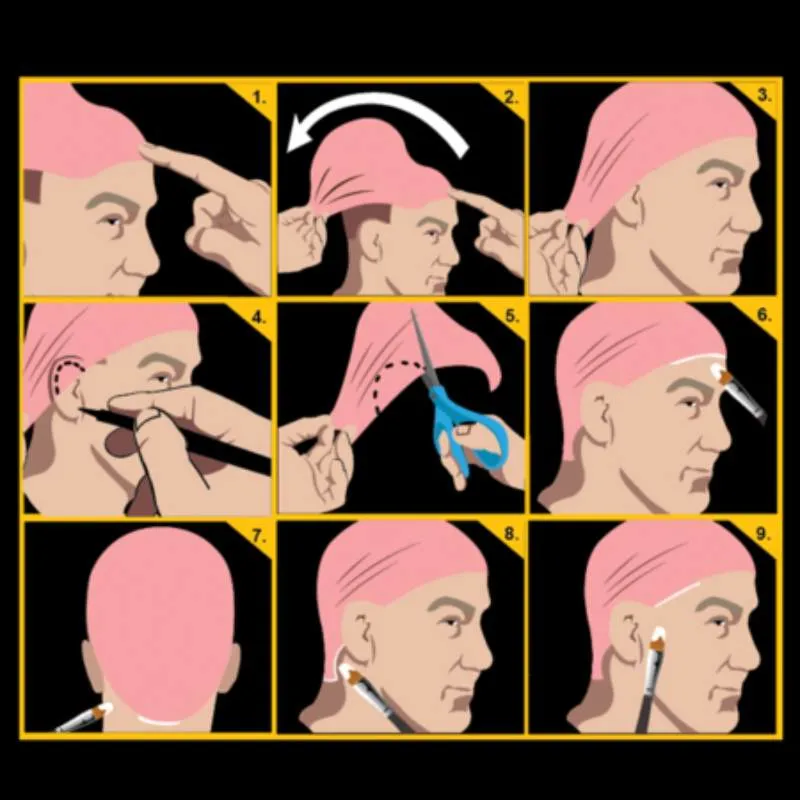 Bald Cap - Blush Pink - Black Label