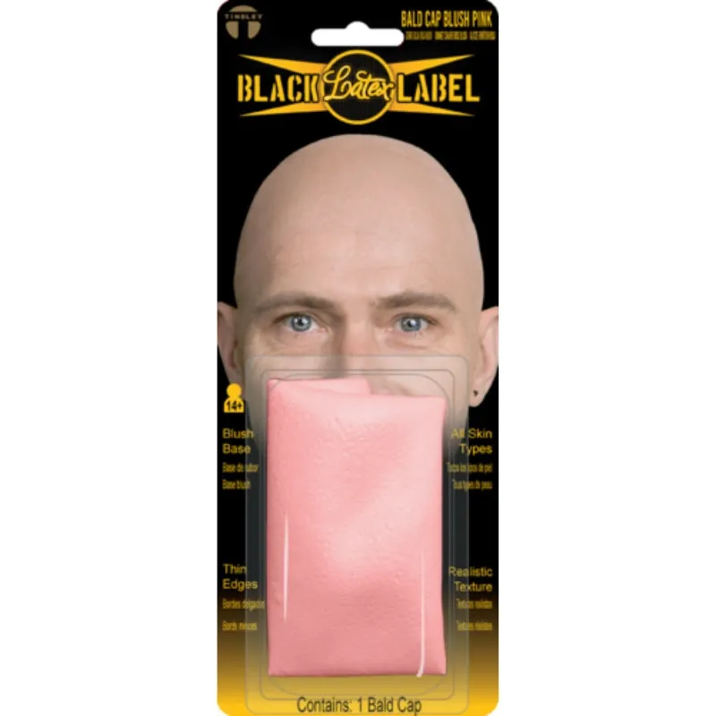 Bald Cap - Blush Pink - Black Label