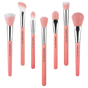 Bdellium Tools Pink Bambu Brushes for Face