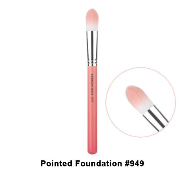 Bdellium Tools Pink Bambu Brushes for Face