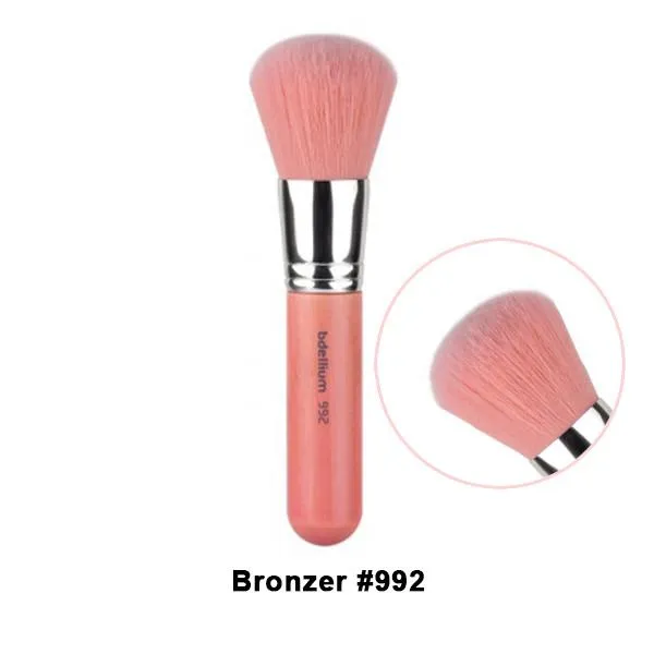 Bdellium Tools Pink Bambu Brushes for Face