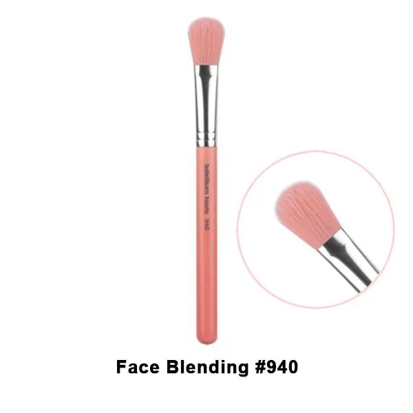Bdellium Tools Pink Bambu Brushes for Face
