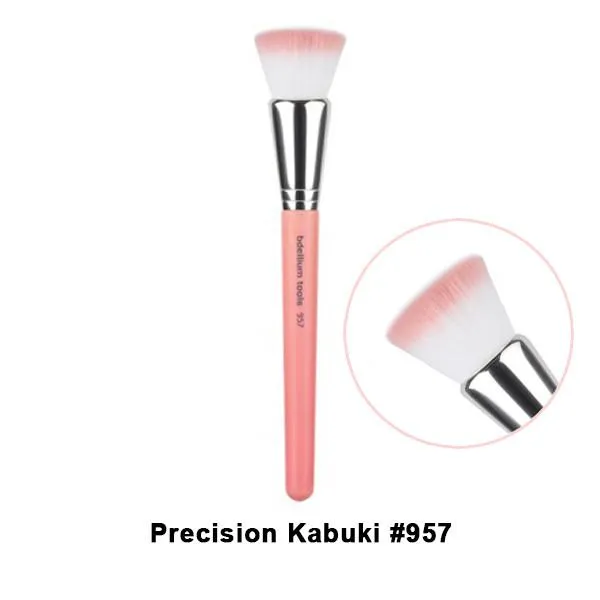 Bdellium Tools Pink Bambu Brushes for Face