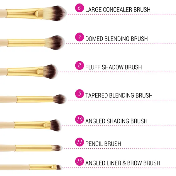 BH Cosmetics | Studded Couture - 12 Piece Brush Set
