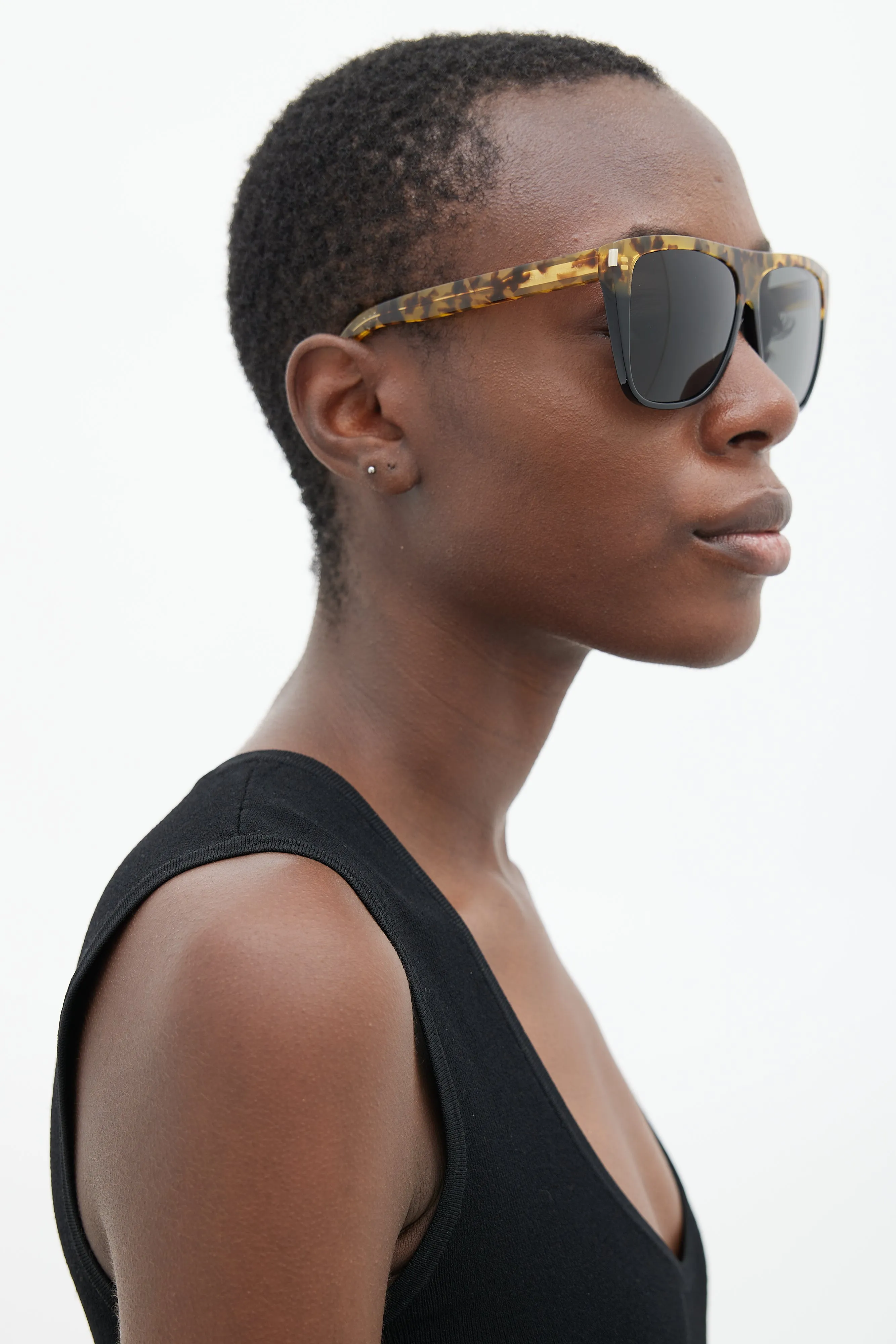 Black & Brown SL1 Oversized Square Sunglasses