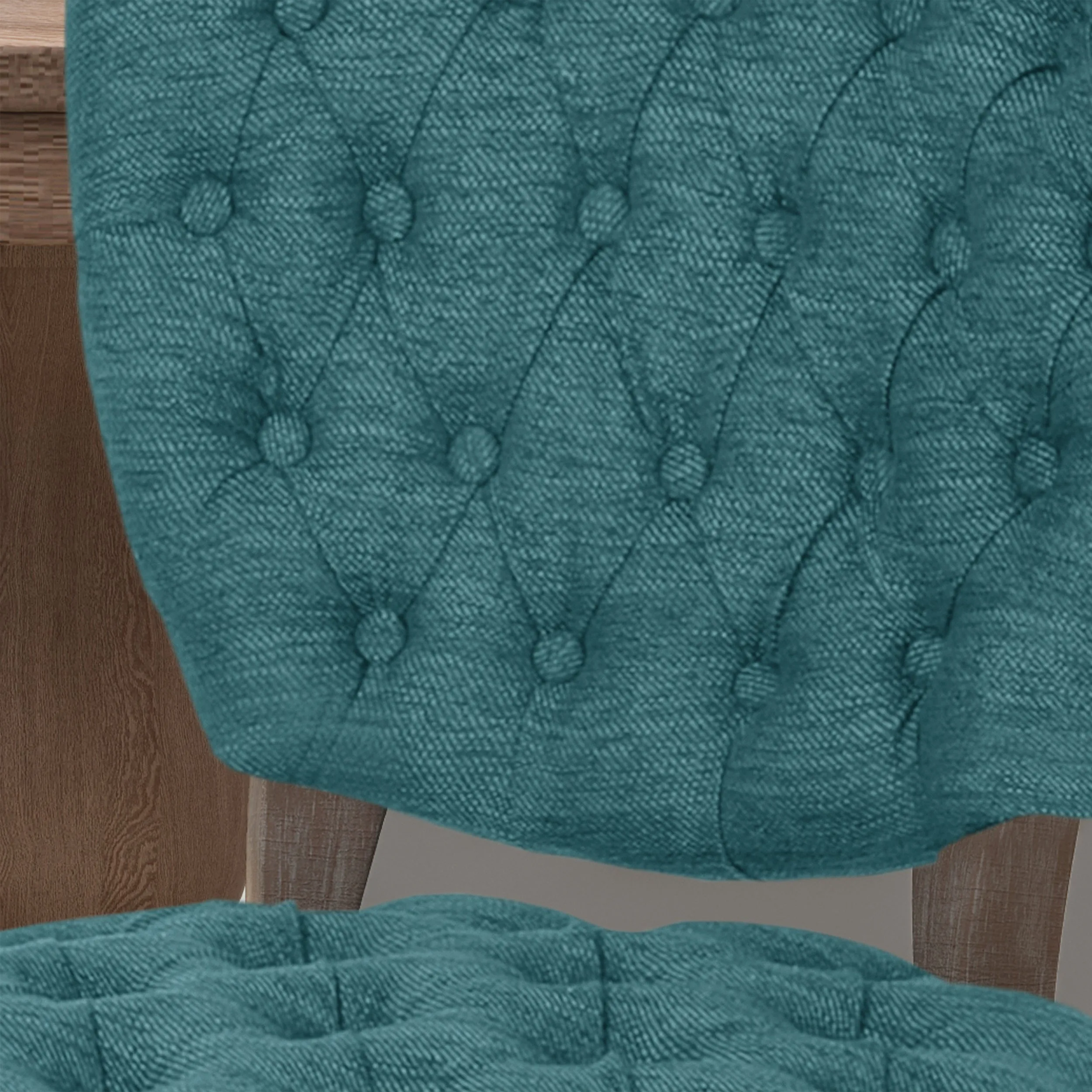 Case Tufted Dining Chair with Cabriole Legs (Set of 2)