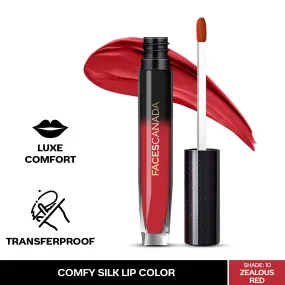 FC Comfy Silk Liquid Lip Color-Zealous Red 10