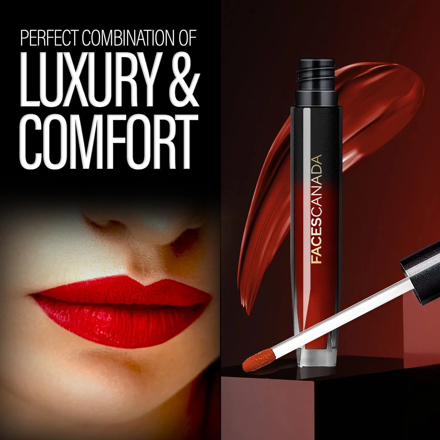 FC Comfy Silk Liquid Lip Color-Zealous Red 10