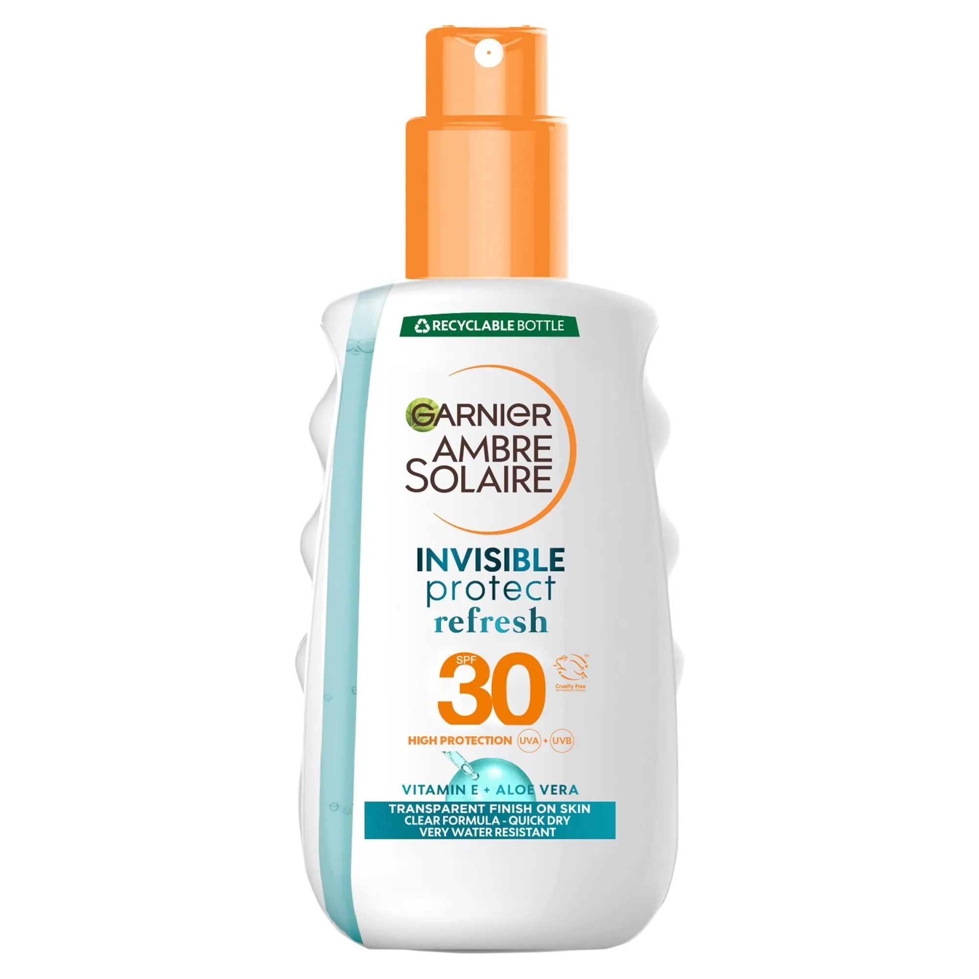 Garnier Ambre Solaire Clear Protect Sun Cream Spray-SPF 30  200ml