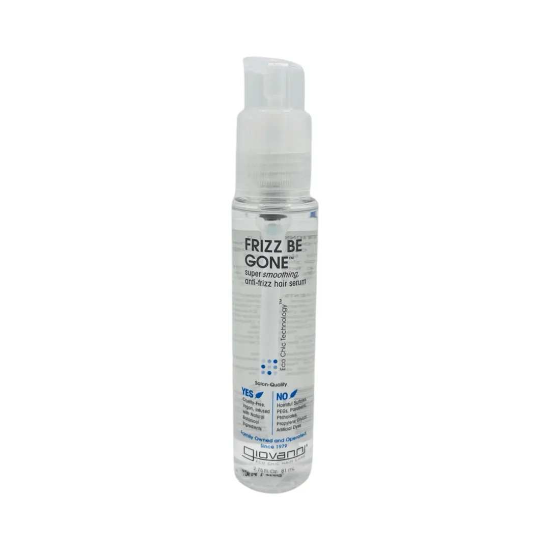 Giovanni Eco Chic Frizz Be Gone Super Smoothing, Anti Frizz Hair Serum 81ml