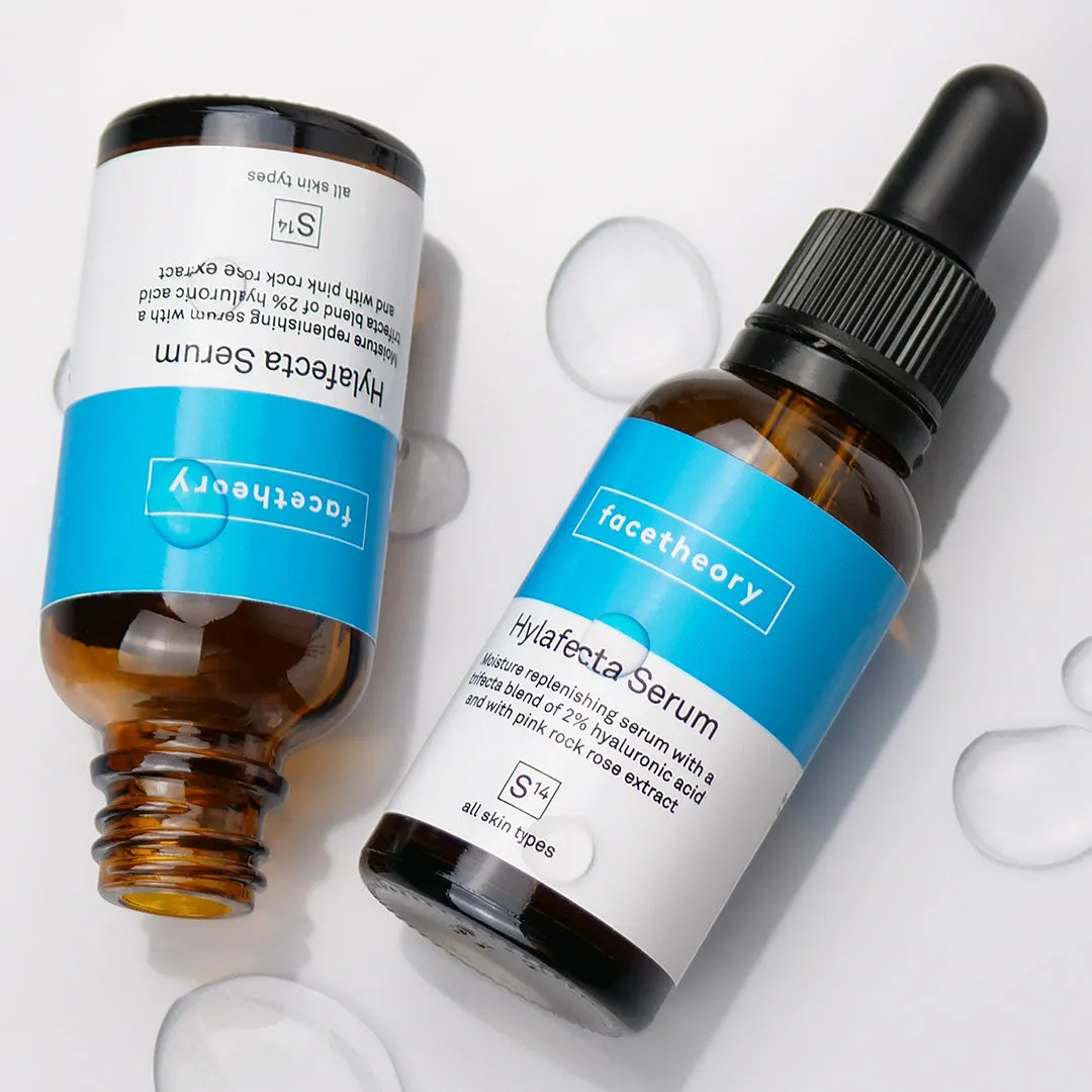 Hylafecta 2% Hyaluronic Acid Serum S14 with a Trifecta of Hyaluronic Acid and Pink Rock Rose Extract
