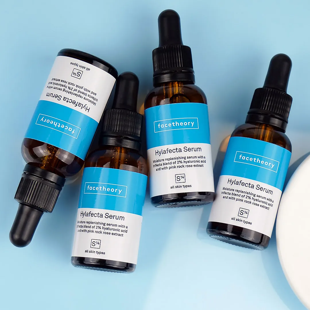 Hylafecta 2% Hyaluronic Acid Serum S14 with a Trifecta of Hyaluronic Acid and Pink Rock Rose Extract