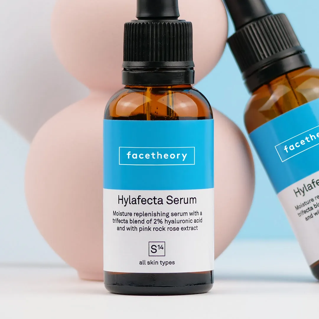 Hylafecta 2% Hyaluronic Acid Serum S14 with a Trifecta of Hyaluronic Acid and Pink Rock Rose Extract