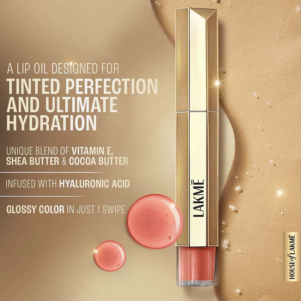 Lakmē 9to5 Overtime Shine Tinted Lip Oil