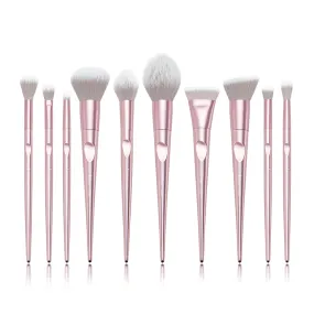 Luxury 10 Pcs Makeup Brush Set T260