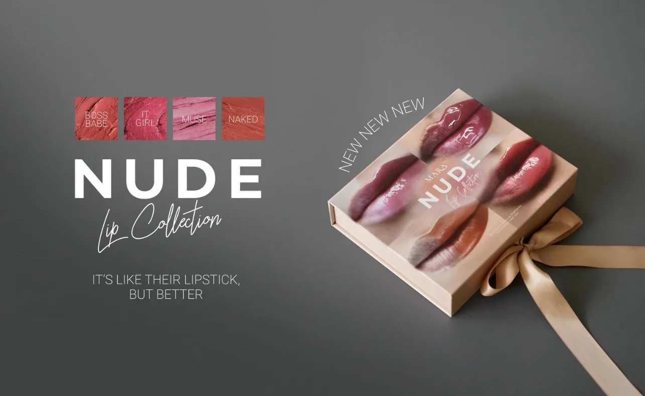 MARA Pro Nude Lip Blush Pigment Collection Set 4 x 15ml