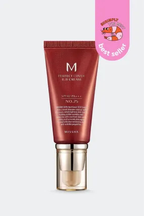Missha - Perfect Cover B.B Cream, SPF 42 PA    (25 Warm Beige) - 50ml