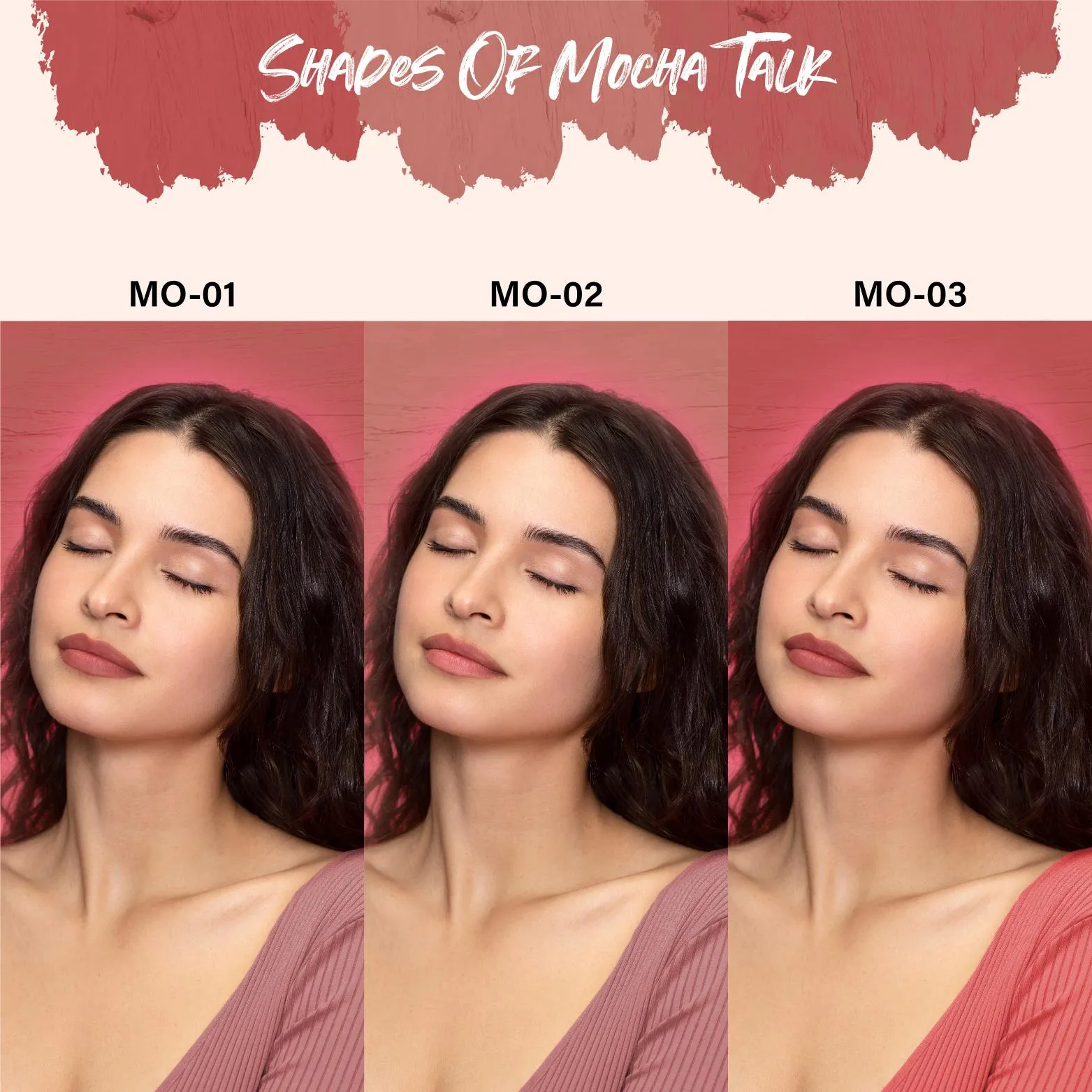My Crayon Mocha Talk Super Matte Lip Cream Lipsticks (Pack of 3)