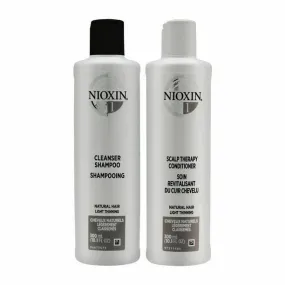 NIOXIN System 1 Cleanser  10.1 oz & Scalp Therapy  10.1 oz Duo Set
