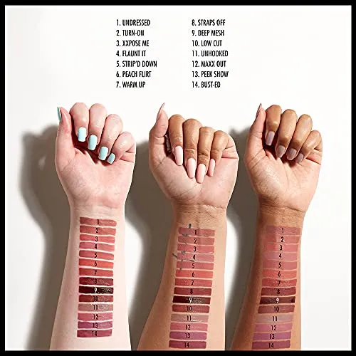 NYX PROFESSIONAL MAKEUP Lip Lingerie XXL Matte Liquid Lipstick - Undress'd (Pink Nude)