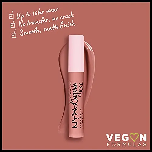 NYX PROFESSIONAL MAKEUP Lip Lingerie XXL Matte Liquid Lipstick - Undress'd (Pink Nude)