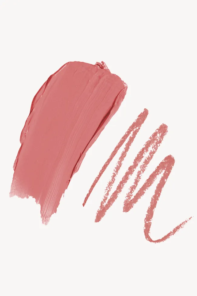 Pink Lily Beauty Double Bloom Dual Lipstick and Lip Liner - Rose and Shine FINAL SALE