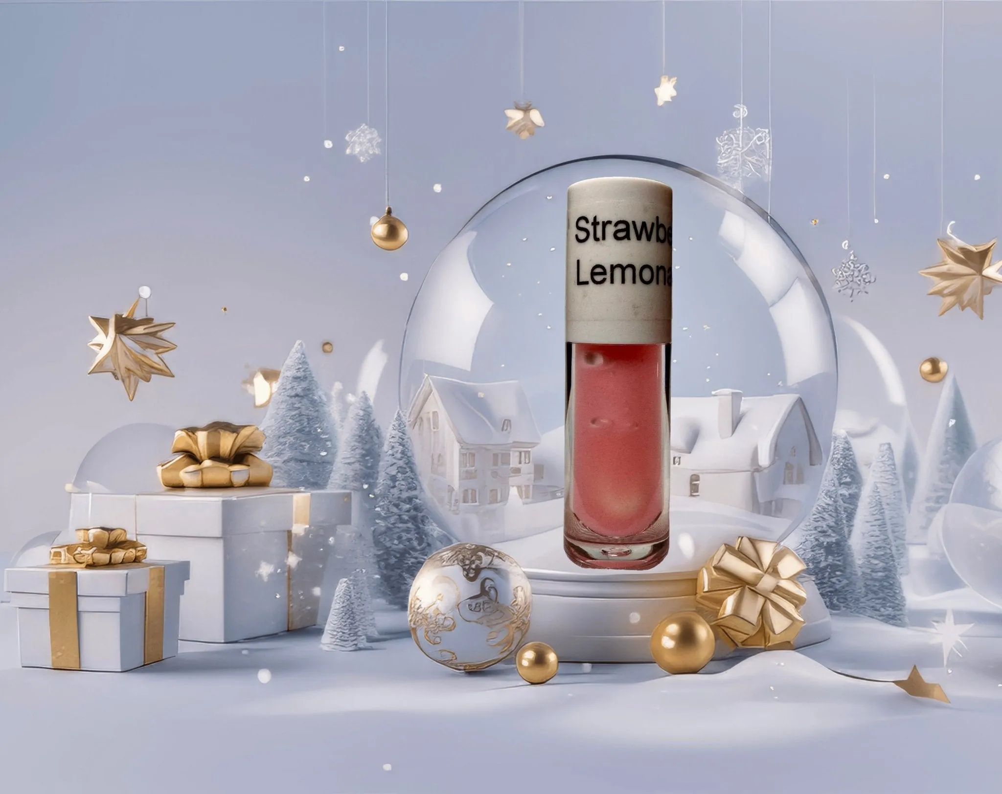 “Strawberry Lemonade” Lightweight Lip Gloss