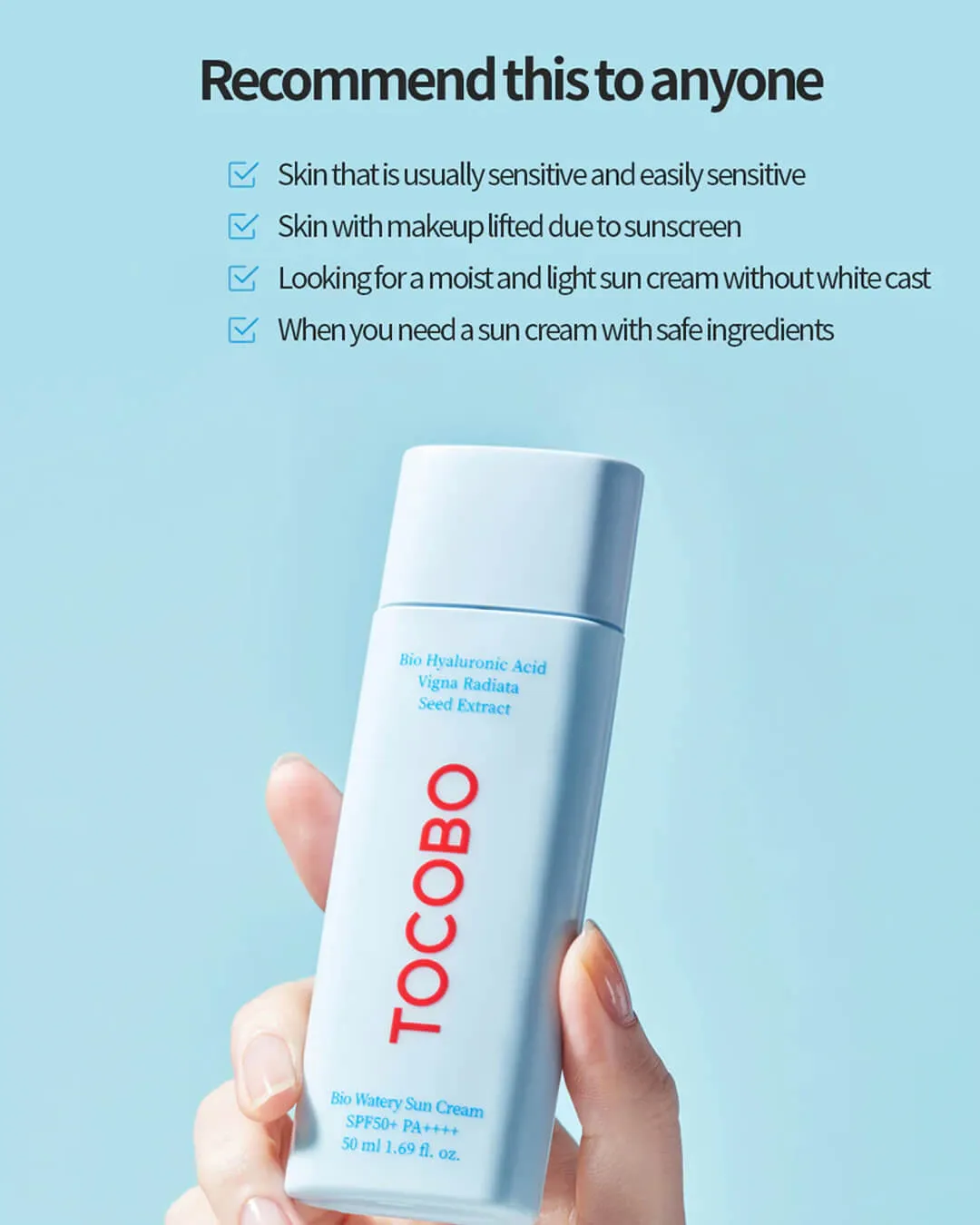 Tocobo Bio Watery Sun Cream SPF50  PA    