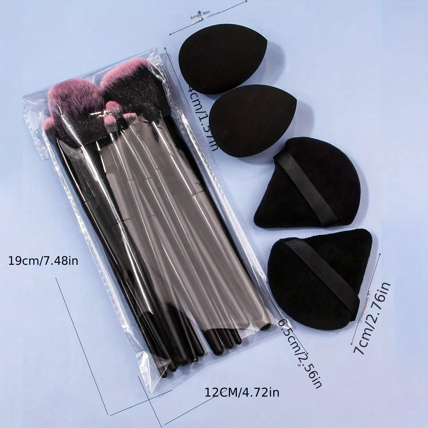 Unscented Makeup Brush Set