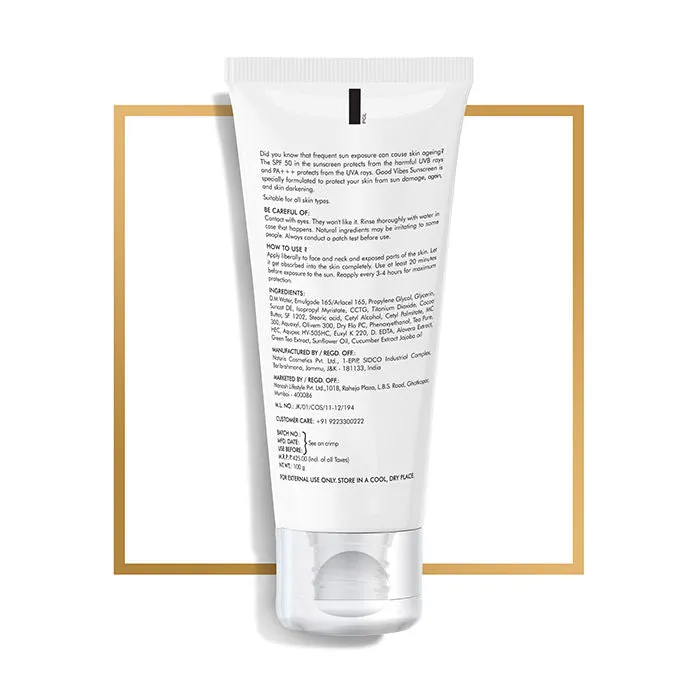 Wide Spectrum Protection Sunscreen with SPF 50