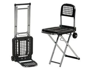Yu-Shan Multi Function Luggage Cart Chair Strong and Lightweight - 74722
